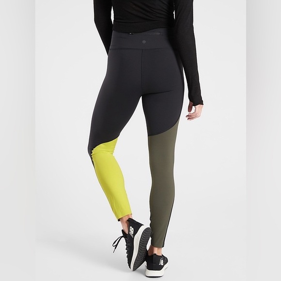 Athleta Pants - ATHLETA Asym Tight Plush In Supersonic size XL